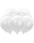 5 stk 30 cm Ballonger med LED Lys - Hvit