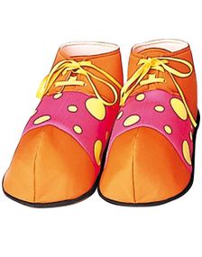 Skoovertrekk til Klovnekostyme - Orange/Rosa