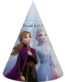 6 stk Partyhatter - Frost 2 - Disney Frozen 2