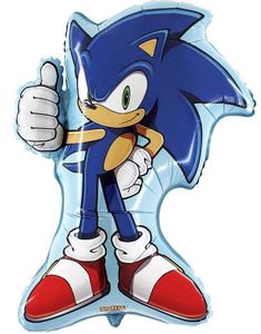 Sonic the Hedgehog Ballongfigur i Folie 84 cm