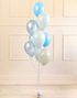 Ballongsett med 10 stk Metallisk og Pastellfargede Ballonger