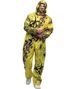 Gult Radioaktivt Biohazard Kostyme med Maske til Mann - L/XL