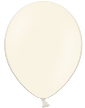 10 stk 30 cm - Lys Ivory/Elfenben Ballonger