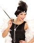 Flapper Kostymesett med Hodebånd, Perlekjede og Sigarettholder