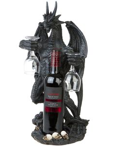 STOR Dragefigur - Glass- og Vinholder 50,5 cm
