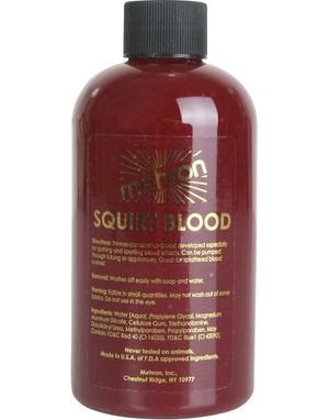 Performance Squirt Blood - Bright Aterial - 266 ml Profesjonelt Teaterblod