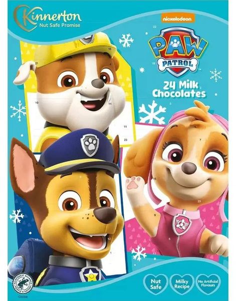Paw Patrol Sjokolade Adventskalender