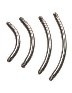 Blank Bananstang i Titan til 1,6 mm Kule