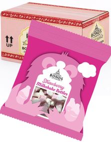 20 stk Strawberry Milkshake Bottles - Bonds of London Hel Eske (UK)