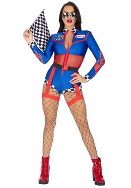 Cherry Bomb Racer - Racing Kostyme til Dame