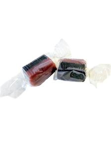 4 kg Fiol/Salt Lakriskaramell / Viol/Salt Lakritskola - Hel Eske