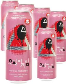 1797552000_16 stk Squid Game Energy Drink Watermelon - Energidrikk med Vannmelonsmak - Hel Eske 3 l (Korea)