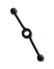 Circle Made Black - 1,6 x 40 mm Ørebarbell