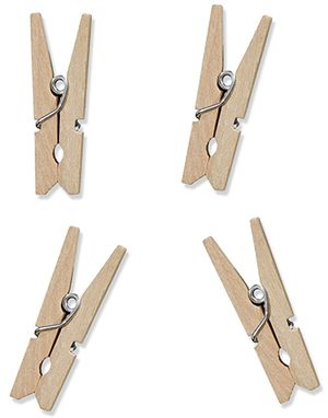 20 stk BEIGE Treklyper til Dekorasjon 3 cm