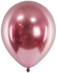 50 stk 30 cm - Glossy Rosa Ballonger