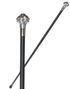 Svart Stokk i Metall med Krone - 93 cm - Høy Kvalitet