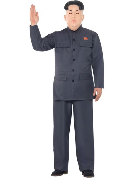 B-VARE! Kim Jong-un Inspirert Kostyme - Strl Jakke M & Bukse XL