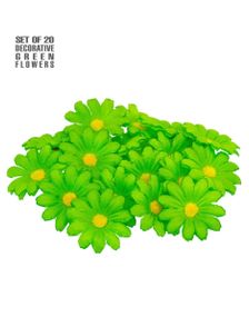 20 stk Grønn Dekorasjonsblomster