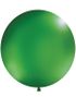 MØRK GRØNN Pastellfarget Rund JUMBO Ballong 1 meter