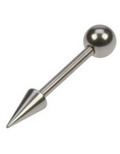 Øyenbrynspiercing med Rund Kule & Long Spike