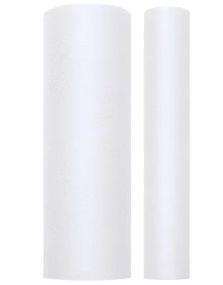 HVIT Tyll på Rull 15 cm x 9 meter