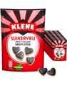 12 stk Klene Sukkerfrie Myke Salt og Salmiak Hjertebiter - Hel Eske 1,08 kg