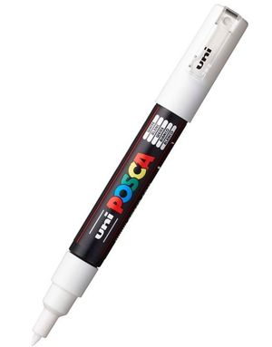 Posca Tusj PC-5M Hvit 1,8-2,5mm