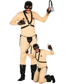 Bondagekostyme til Herre 5 Deler