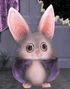 Mini "Batty" Flaggermus Figur 8,6 cm
