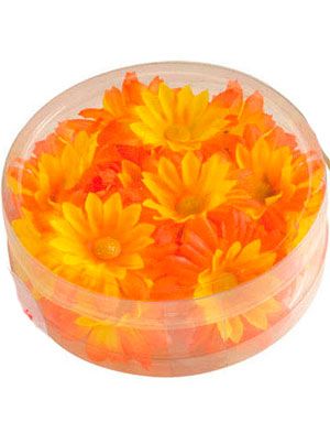 20 Stk Dekorative Tusenfrydblomster - Orange