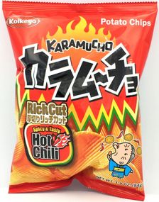 Karamucho Hot Chili Potato Chips Ridge Cut 60 gram (Japan)
