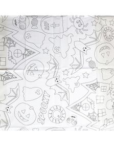 Fargelegging Bordduk med Halloween Tema 160x80 cm