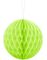 Limegrønn Honeycomb Ball - VELG STØRRELSE 10-20 cm