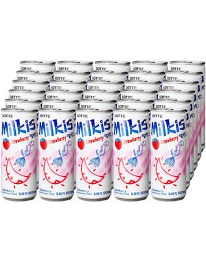 30 stk Milkis Strawberry and Milk Flavour - Brus med Jordbær- og Melkesmak - Helt Brett 30x250 ml (Korea)