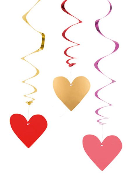 3 stk Hengende Dekorasjoner 85 cm - Love You