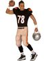Parkostyme - Superbowl Quarterback og Cheerleader