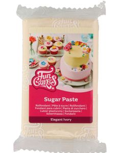 Funcakes Fondant - Elegant Ivory / Elfenbein 250 gram