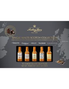 Anthon Berg Single Malts Scotch Collection - Mørk Sjokoladelikør 230 gram