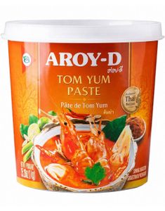 1 kg Tom Yum Paste - Krydderpasta til Tom Yum Suppe - Aroy-D (Thailand)