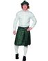 Tartan Mønstret Grønt Kilt