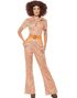 Autentisk 70 Talls Jumpsuit Damekostyme - Strl Small