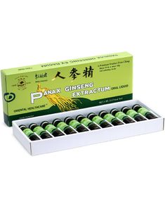 10 stk Panax Ginseng Extractum - Asiatisk Ginseng Ekstrakt - Pine 10x10 ml (Korea)
