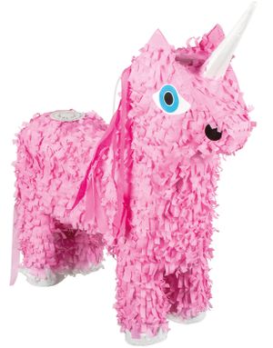 Rosa Enhjørning Pinata 47x39 cm