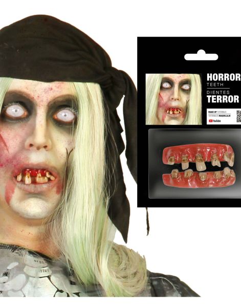 Zombie Tenner med Over- og Underkjeve