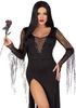 Spooky Beauty - Addams Family Morticia Inspirert Kostyme til Dame