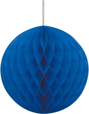 Royal Blå Honeycomb Ball 20 cm