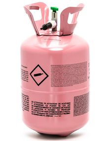 Rosa Heliumtank til 30 stk 23 cm Ballonger 
