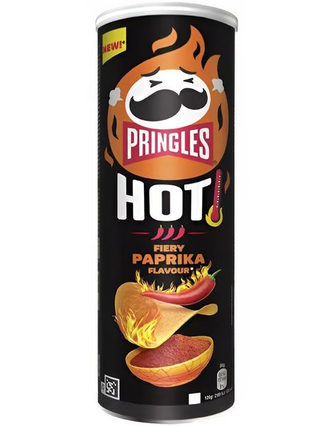 Pringles Hot Fiery Paprika Flavour 160g
