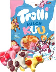 1761868800_1Trolli Milky Cow - Skum og Vingummi Godteri 150g