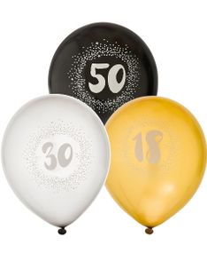VELG BLANT 7 TALL - 6 stk Ballonger 30 cm